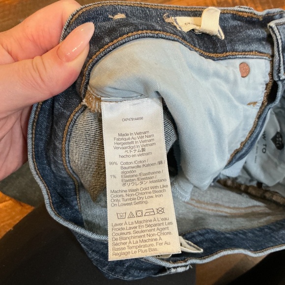 Madewell Skinny Flare High Rise Dark Wash Jeans Size 28 - Picture 13 of 15